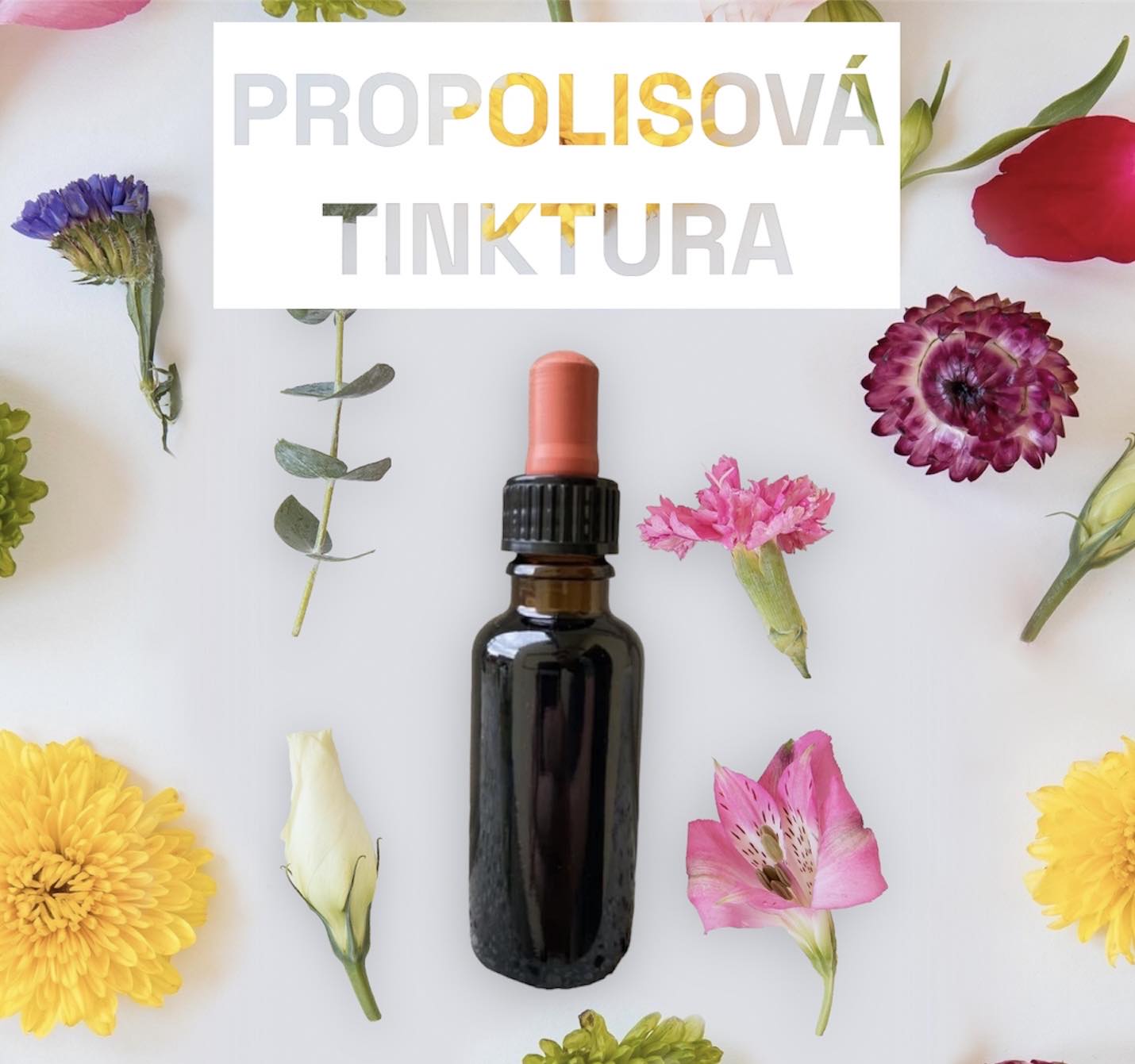 Propolisová tinktura s kapátkem
